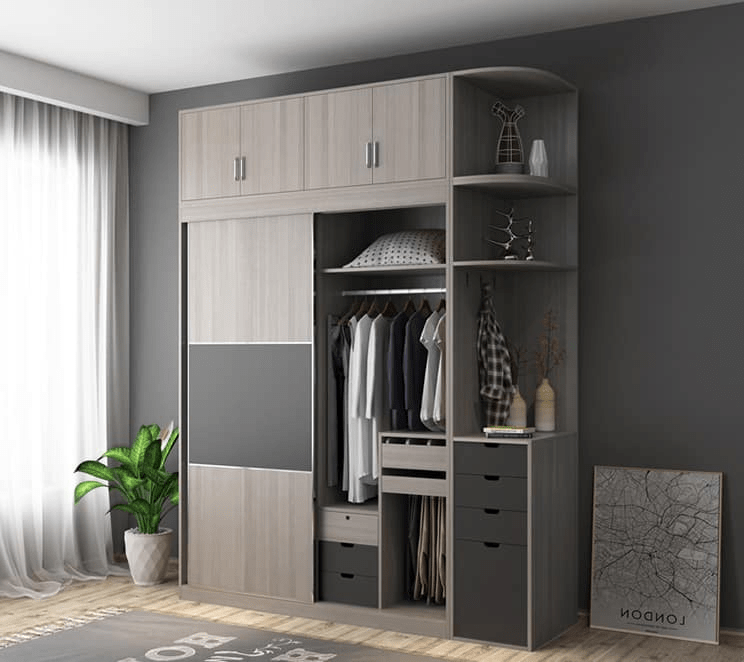 Top những mẫu tủ quần áo màu xám ghi được ưa chuộng nhất hiện nay